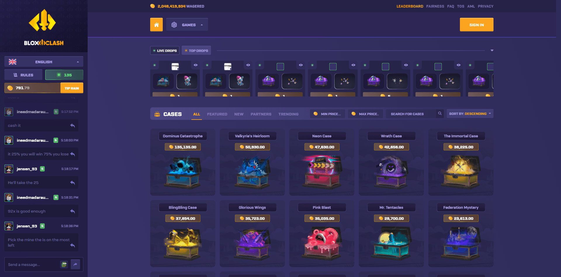 Bloxclash casino source code--1