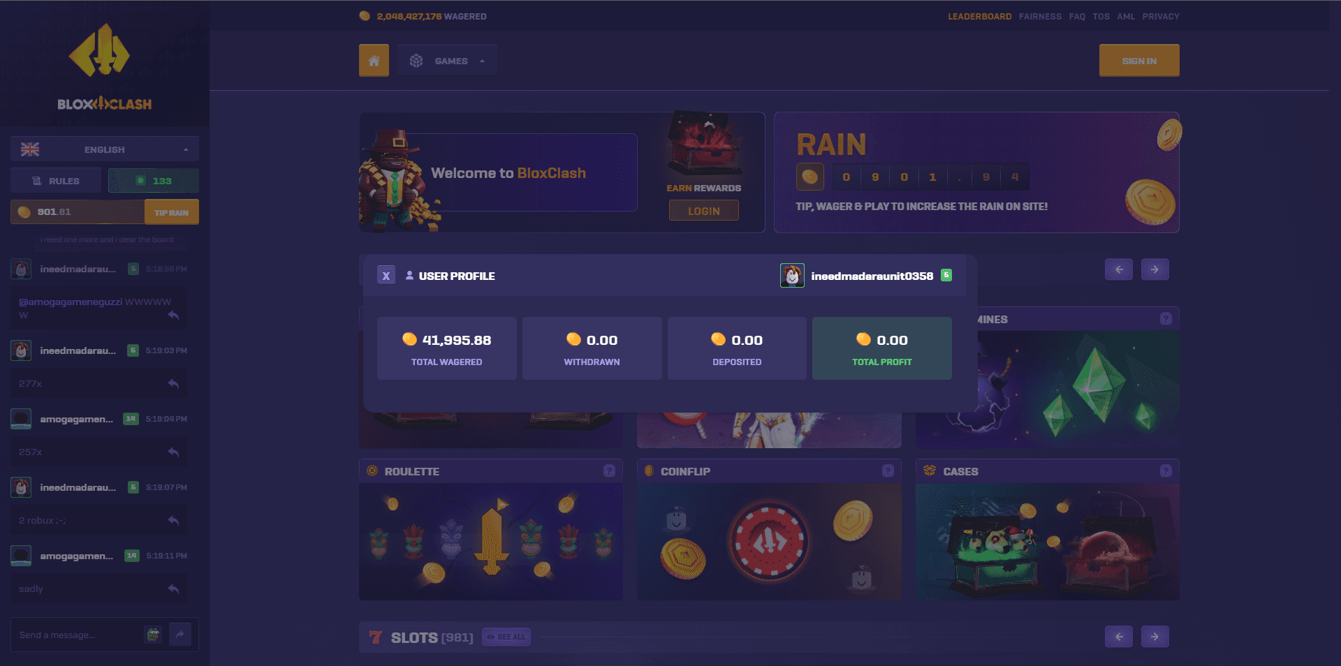 Bloxclash casino source code--2