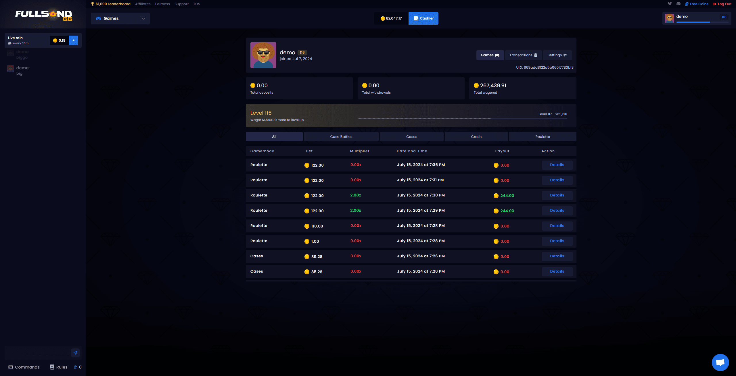Fullsend.gg Crypto casino source code--2